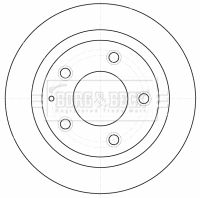 BORG & BECK Тормозной диск BBD5137